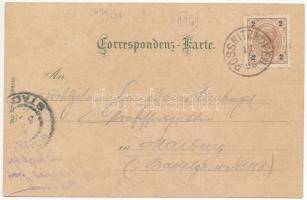 1898 (Vorläufer) Kungota, Sankt Kunigund; Ober St. Kunigund, Schloss St. Georg / castle, church. Kun...