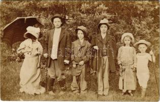 1910 Temesvár, Timisoara; gyerekek csoportképe / children group photo (fl)