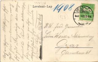 1908 Veszprém, posta, locsoló kocsi