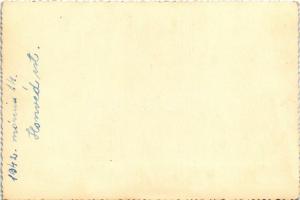 1942 Honvéd est, magyar címer / WWII Hungarian military, patriot night, coat of arms. photo (non PC)