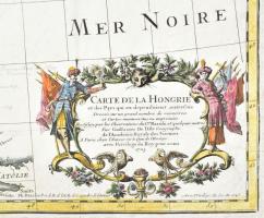 Carte de la Hongrie et des Pays qui en dependoient autrefois. 1745. Rézmetszet.
Magyarország és Erd...