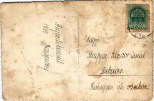 1939 Berettyóújfalu, M. kir. 6/I. Őrzászlóalj Parancsnokság tiszti és legénységi kara névsorral / Hu...