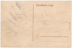 Baja, a jövőben montázs, Csermák Sándor, Csábi Károly üzlete. Wurmfeld Gyula kiadása / in the future...