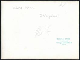 cca 1975 Koczka István kecskeméti fotóművész aláírt, pecséttel jelzett, vintage fotóművészeti alkotá...