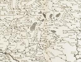 Partie Septentrionale du Roy(au)me de Hongrie...
Magyarország határszínezett, rézmetszetű térképe. ...