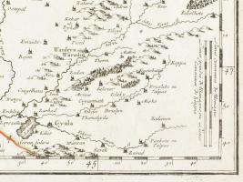 Partie Septentrionale du Roy(au)me de Hongrie...
Magyarország határszínezett, rézmetszetű térképe. ...