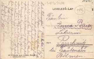 1914 Miskolc, Széchenyi utca, Weidlich palota, villamos, Pesti biztosító intézet, üzletek, Apolló sz...