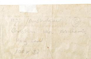 Adrichem, Christian: Situs Terrae Promissionis SS Bibliorum Intelligentiam Exacte Aperiens.- A Szent...