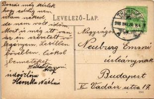 1913 Beckó, Beczkó, Beckov; Vág völgye, vár. Gansel Lipót 522. / Povazie, Beckovsky hrad / Das Waagt...