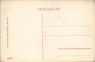 Beckó, Beczkó, Beckov; Vág völgye, vár, komp. Schwitzer Berta kiadása / Povazie, Beckovsky hrad / Da...