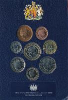 Nagy-Britannia 1998-2006. 1p-2P (8xklf) forgalmi összeállítás "Európa" dísztokban T:UNC a ...