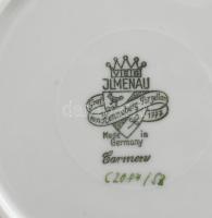 Jlmenau "Carmen" lila virágmintás 5 személyes étkészlet, dekoratív, jelzett, kopásokkal