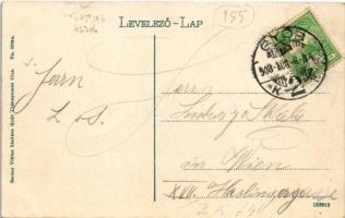 1908 Győr, Kazinczy utca, Szabó és Társa üzlete, Vegyészeti tisztító intézet. Berecz Viktor kiadása ...