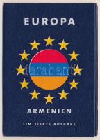 Örményország 2003-2004. 10D-500D (6xklf) forgalmi összeállítás "Európa" dísztokban T:UNC  Armenia 2003-2004. 10 Dram - 500 Dram (6xdiff) coin set in "Europa decorative case C:UNC