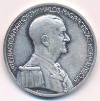 1993. Vitéz Nagybányai Horthy Miklós Magyarország kormányzója / Temetésének emlékére 1993. szeptember 4. ezüstözött fém emlékérem (40mm) T:AU