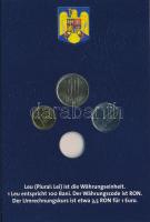 Románia 2005. 1b-50b (4xklf) forgalmi összeállítás "Európa" dísztokban T:UNC,AU az egyik é...