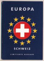 Svájc 2000-2006. 1r-5Fr (8xklf) forgalmi összeállítás Európa dísztokban T:PP Switzerland 2000-2006. 1 Rappen - 5 Francs (8xdiff) coin set in Europa decorative case C:PP