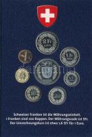 Svájc 2000-2006. 1r-5Fr (8xklf) forgalmi összeállítás "Európa" dísztokban T:PP
Switzerlan...