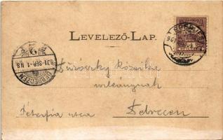 1901 Nagysáros, Velky Saris; Sárosi vár romjai. Fénynyomat Divald műintézetéből / Sarissky hrad / ca...