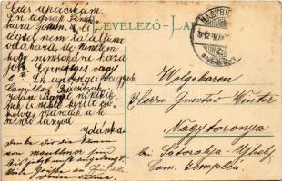 1912 Vágváralja, Vág-Podhragy, Povazské Podhradie (Vágbeszterce, Povazská Bystrica); Podrágyvár, tem...