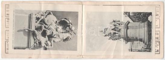 1905 Pozsony, Pressburg, Bratislava; 10-lapos füzet a környékbeli településekkel és reklámokkal: Det...