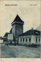 1920 Homoród, Homorod; Szász templom, Evangélikus erődtemplom. Kiadja Porra János / Lutheran castle church (fl)