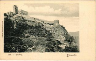 Trencsén, Trencín; vár. Wertheim Zsigmond kiadása / castle