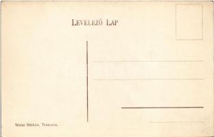 Trencsén, Trencín; vár. Weisz Náthán kiadása / castle