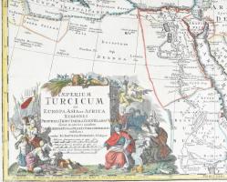 Johann Baptist Homann (1664-1724): Imperium Turcicum in Europa, Asia, et Africa Regiones... (A Török...