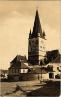 Nagydisznód, Heltau, Cisnadie; Evangélikus erődtemplom / Lutheran castle church. Fot. Orig. E. Fischer II. serie (EM)