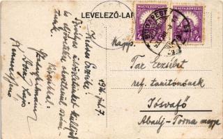 1926 Budapest X. Sipos-féle Kőbányai Halászlékert. Belső Jászberényi út 43. (ma Kőrösi Csoma Sándor ...