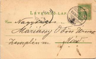 1903 Besztercebánya, Banská Bystrica; régi bástya. Ivánszky Elek kiadása / old bastion tower (kis sz...