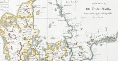 Bonne, Rigobert: Royaume de Danemark. Dánia. Rézmetszetű térkép. 1780, Paris. 350x230 mm / Engraved ...