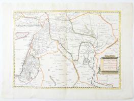 Ph. De la Rue / Semin: Assyria Vetus Divisa in Syriam, Mesopotamiam, Babyloniam, &amp; Assyriam Proprie Dictam.Auctore Ph. de la Rue. Paris 1695. Az Asszír birodalom térképe. Színezett rézmetszet. 520x380 mm / Map of the Assyrian Empire, colored engraving