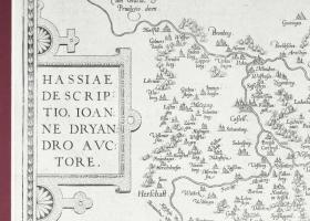 Hassiae Descriptio, Ioanne Dryandro Auctore. - Németország Holstein térképe. Megjelent: Ortelius: Th...