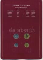 Honduras 1989-1991. 5c-50c (4xklf), "Coin Sets of All Nations" forgalmi szett felbélyegzet...