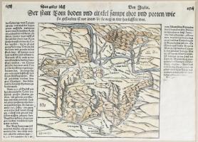Sebastian Münster: Der Statt Rom boden und circkel sampt thor vnnd porten, wie sie gestanden ist vor...