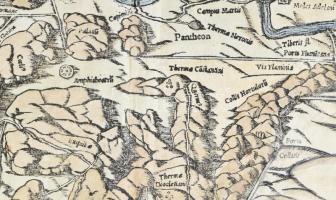 Sebastian Münster: Der Statt Rom boden und circkel sampt thor vnnd porten, wie sie gestanden ist vor...