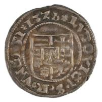 1526B-A Denár Ag "II. Lajos" (0,56g) T:XF patina / Hungary 1526K-B Denar Ag "Louis II...