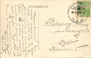 1911 Almásfüzitő (Komárom), vasútállomás, Rách kastély, keményítő és kőolaj finomító gyár (EK)