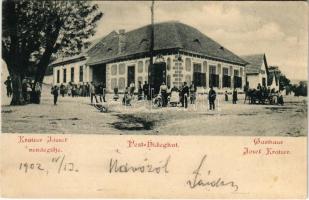 1902 Budapest II. Hidegkút, Pesthidegkút; Kratzer József vendéglője (Rb)