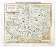 Sebastian Münster: Böhemer Königreich mit Bergen und Wäldern, gerings umb beschlossen. Heinrich Petri, Basel, 1574 Színezett fametszetű térkép 307x362 mm / Woodplate map Bohemia.