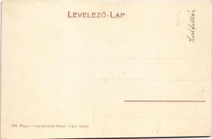 Annavölgy (Esztergom), gépházak a bányában. Art Nouveau, floral (r)