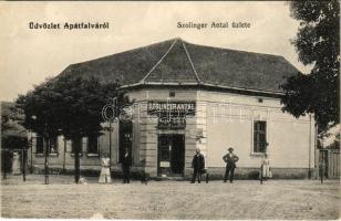 1919 Apátfalva (Csanád), Szolinger Antal üzlete és saját kiadása