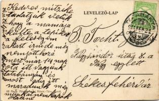 1914 Tatabánya, II. Akna a bányában, iparvasút