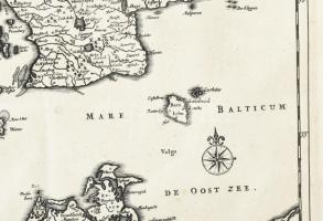 Le Royaume du Danemark, avec une partie de la Su?de, occidentale, Duchez de Meklenburg, Lunebourg et...