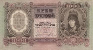 1943. 1000P (2x) egymásutáni sorszámmal T:I,I-