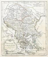 Hongrie, Turquie Europ. Par le s. Robert de Vaugondy,. (Párizs, 1762.) E. Dussy színezett rézmetszet...