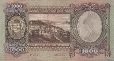 1943. 1000P (2x) egymásutáni sorszámmal T:I,I-