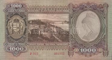 1943. 1000P (2x) egymásutáni sorszámmal T:I,I-